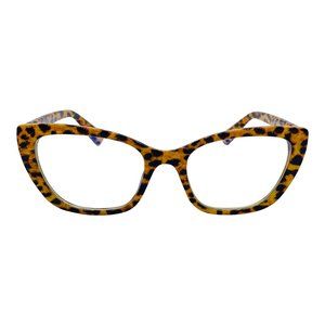 Billie | Leopard Cat Eye | Blue Light Glasses